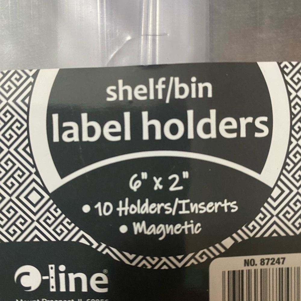 E-line Magnetic Label Holders